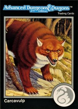 #606 Carcavulp - 1991 TSR Advanced Dungeons & Dragons - Silver