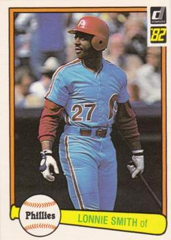 #606 Lonnie Smith - Philadelphia Phillies - 1982 Donruss Baseball