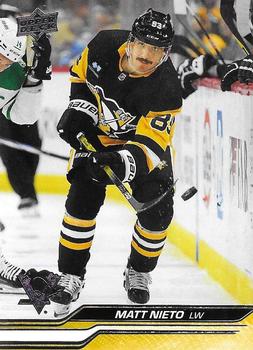 #606 Matt Nieto - Pittsburgh Penguins -2023-24 Upper Deck Hockey