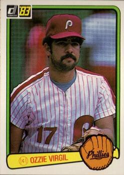 #606a Ozzie Virgil - Philadelphia Phillies - 1983 Donruss Baseball