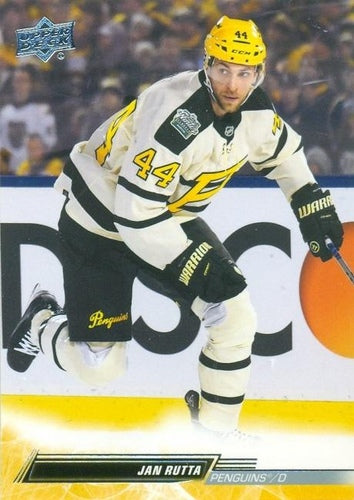 #607 Jan Rutta - Pittsburgh Penguins - 2022-23 Upper Deck Hockey