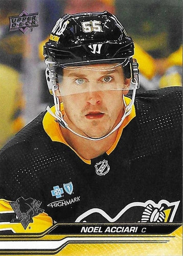 #607 Noel Acciari - Pittsburgh Penguins -2023-24 Upper Deck Hockey