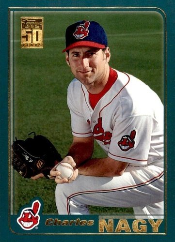 #607 Charles Nagy - Cleveland Indians - 2001 Topps Baseball