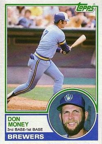 #608 Don Money - Milwaukee Brewers - 1983 Topps Baseball