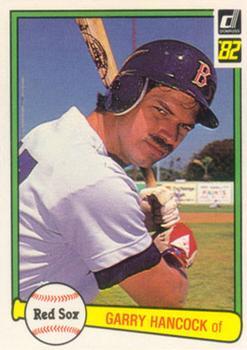 #608 Garry Hancock - Boston Red Sox - 1982 Donruss Baseball