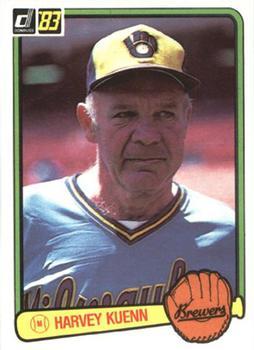 #608 Harvey Kuenn - Milwaukee Brewers - 1983 Donruss Baseball
