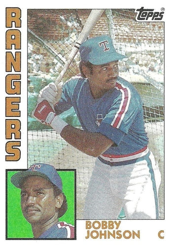 #608 Bobby Johnson - Texas Rangers - 1984 Topps Baseball