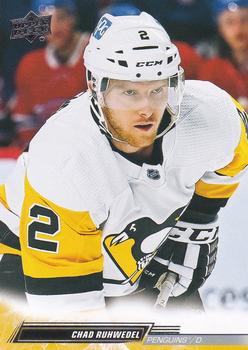 #609 Chad Ruhwedel - Pittsburgh Penguins - 2022-23 Upper Deck Hockey