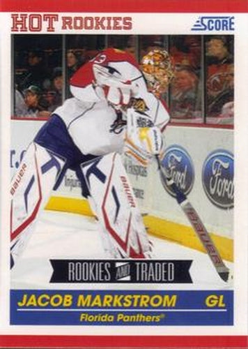 #609 Jacob Markstrom - Florida Panthers - 2010-11 Score Hockey