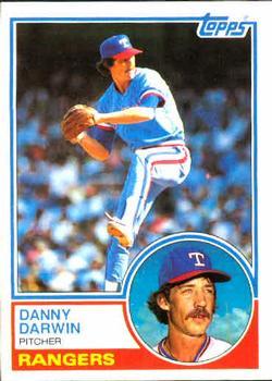 #609 Danny Darwin - Texas Rangers - 1983 Topps Baseball