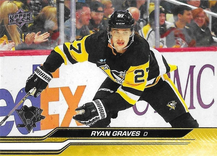 #609 Ryan Graves - Pittsburgh Penguins -2023-24 Upper Deck Hockey