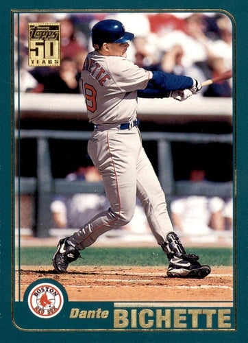 #609 Dante Bichette - Boston Red Sox - 2001 Topps Baseball