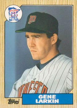 #60T Gene Larkin  - Minnesota Twins - 1987 Topps Traded Baseball
