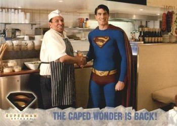 #60 The Caped Wonder Is Back! - 2006 Topps Superman Returns