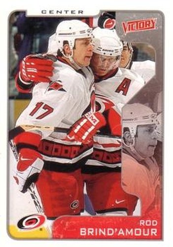 #60 Rod Brind'Amour - Carolina Hurricanes - 2001-02 Upper Deck Victory Hockey