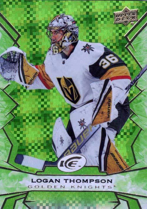 #60 Logan Thompson - Vegas Golden Knights - 2022-23 Upper Deck Ice - Green Hockey