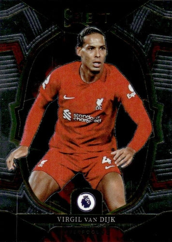 #60 Virgil van Dijk - Liverpool - 2022-23 Panini Select Premier League Soccer