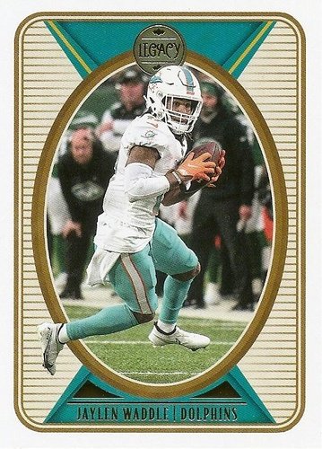 #60 Jaylen Waddle - Miami Dolphins - 2022 Panini Legacy Football