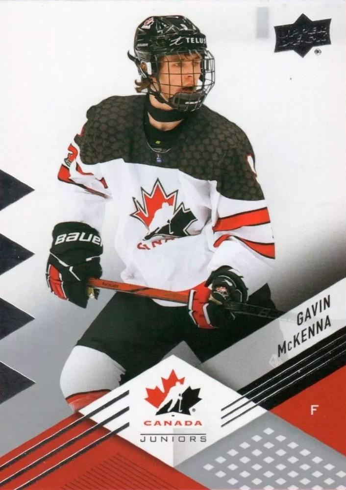 #60 Gavin McKenna - Canada - 2024 Upper Deck Team Canada Juniors Hockey