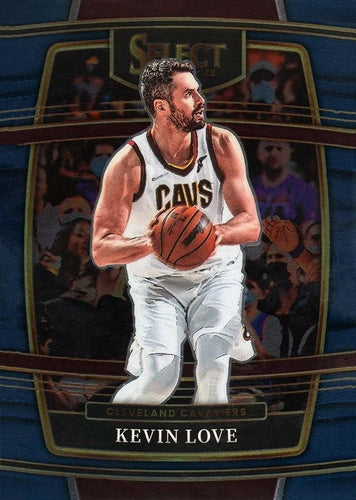 #60 Kevin Love - Cleveland Cavaliers - 2021-22 Panini Select - Blue Basketball