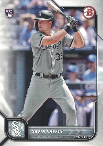 #60 Gavin Sheets - Chicago White Sox - 2022 Bowman Baseball