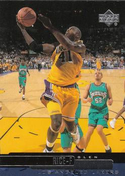 #60 Glen Rice - Los Angeles Lakers - 1999-00 Upper Deck Basketball