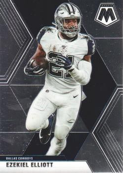 #60 Ezekiel Elliott - Dallas Cowboys - 2020 Panini Mosaic Football