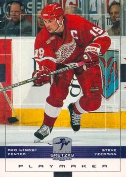 #60 Steve Yzerman - Detroit Red Wings - 1999-00 Upper Deck Wayne Gretzky Hockey