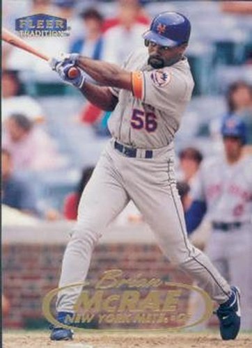 #60 Brian McRae - New York Mets - 1998 Fleer Tradition Baseball
