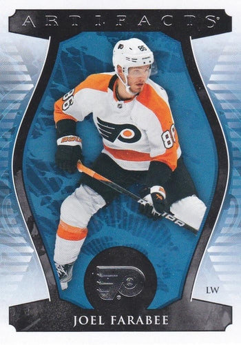 #60 Joel Farabee - Philadelphia Flyers - 2023-24 Upper Deck Artifacts Hockey
