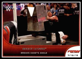 #60 Brock Lesnar - 2016 Topps WWE Road to Wrestlemania Wrestling