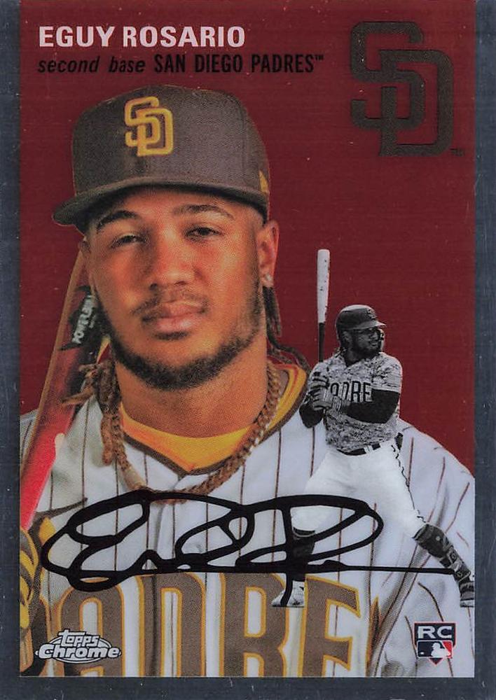 #60 Eguy Rosario - San Diego Padres - 2023 Topps Chrome Platinum Anniversary Baseball