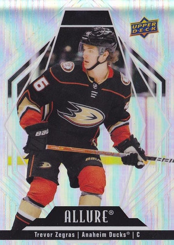 #60 Trevor Zegras - Anaheim Ducks - 2022-23 Upper Deck Allure Hockey