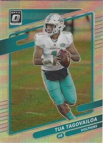 #60 Tua Tagovailoa - Miami Dolphins - 2021 Donruss Optic - Holo Football