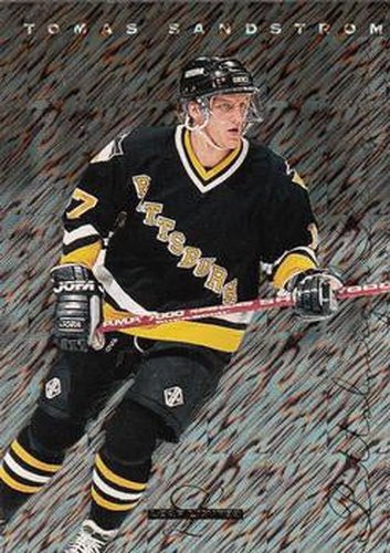 #60 Tomas Sandstrom - Pittsburgh Penguins - 1995-96 Leaf Limited Hockey
