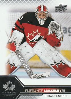 #60 Emerance Maschmeyer - Canada - 2022-23 Upper Deck Team Canada Juniors Hockey