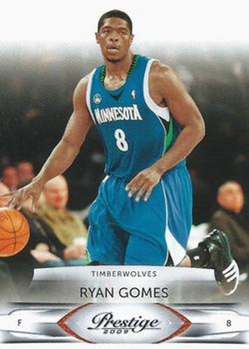 #60 Ryan Gomes - Minnesota Timberwolves - 2009-10 Panini Prestige Basketball