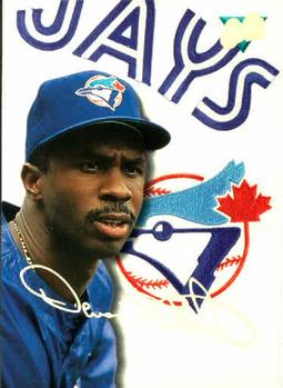 #60 Devon White - Toronto Blue Jays - 1993 Studio Baseball