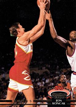 #60 Jon Koncak - Atlanta Hawks - 1992-93 Stadium Club Basketball