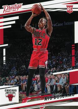 #60 Ayo Dosunmu - Chicago Bulls - 2021-22 Panini Chronicles Basketball