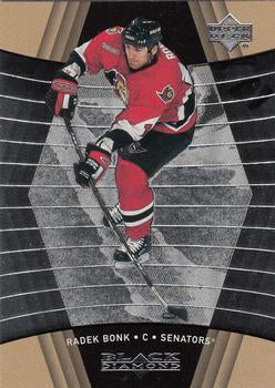 #60 Radek Bonk - Ottawa Senators - 1999-00 Upper Deck Black Diamond Hockey