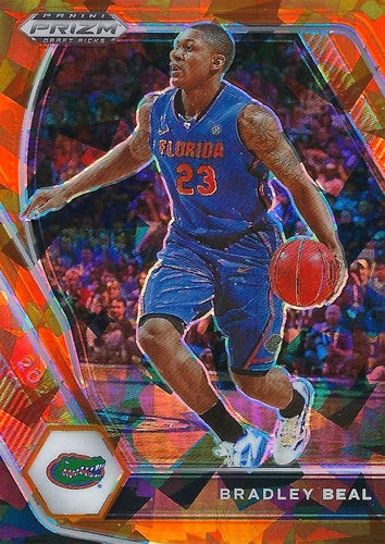 #60 Bradley Beal - Florida Gators - 2021 Panini Prizm Draft Picks - Orange Ice Basketball
