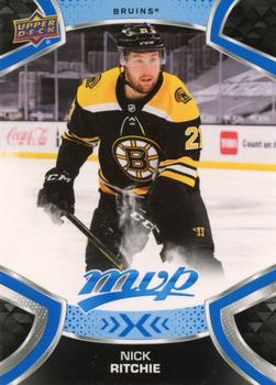 #60 Nick Ritchie - Boston Bruins - 2021-22 Upper Deck MVP - Blue Hockey