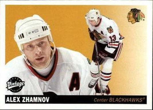 #60 Alexei Zhamnov - Chicago Blackhawks - 2002-03 Upper Deck Vintage Hockey