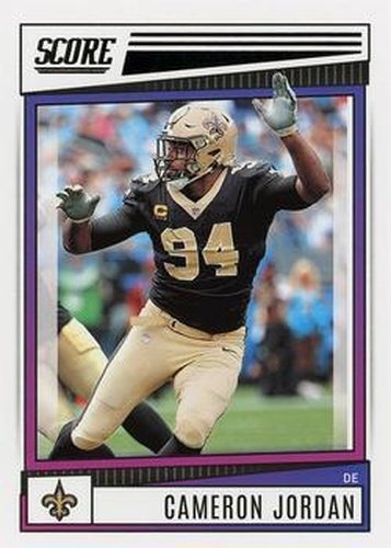 #60 Cameron Jordan - New Orleans Saints - 2022 Score Football