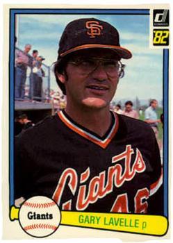 #60 Gary Lavelle - San Francisco Giants - 1982 Donruss Baseball