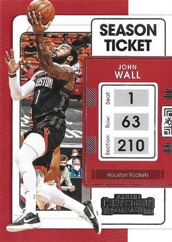 #60 John Wall - Houston Rockets - 2021-22 Panini Contenders Basketball