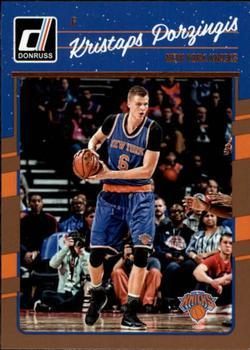 #60 Kristaps Porzingis - New York Knicks - 2016-17 Donruss Basketball