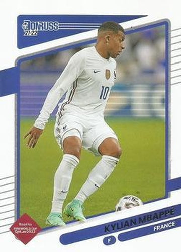 #60 Kylian Mbappe - France - 2021-22 Donruss Road to FIFA World Cup Qatar 2022 Soccer