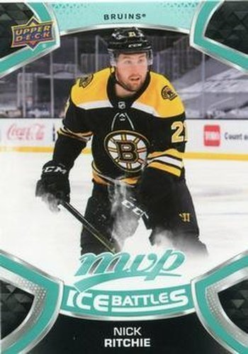 #60 Nick Ritchie - Boston Bruins - 2021-22 Upper Deck MVP - Ice Battles Hockey